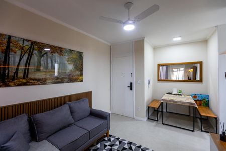Sala  de apartamento à venda com 1 quarto, 42m² em Vila Paraiso, Campinas