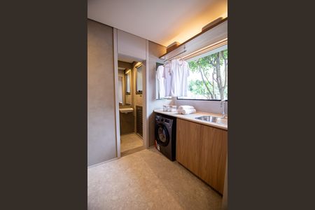 Área de serviço de apartamento à venda com 3 quartos, 121m² em Brooklin, São Paulo