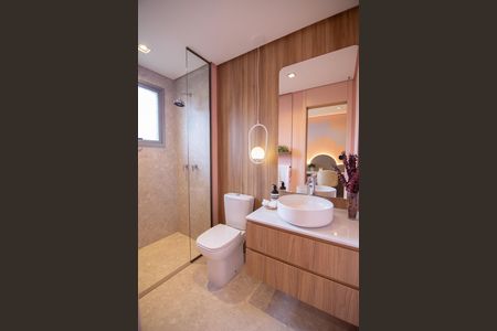 Banheiro de apartamento à venda com 3 quartos, 121m² em Brooklin, São Paulo