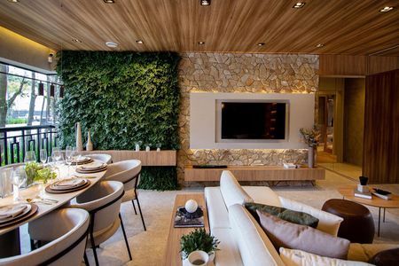 Sala de apartamento à venda com 3 quartos, 121m² em Brooklin, São Paulo