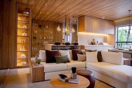 Sala de apartamento à venda com 3 quartos, 121m² em Brooklin, São Paulo