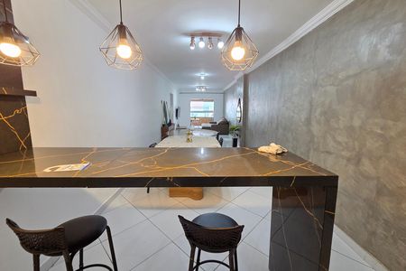 Cozinha de apartamento para alugar com 3 quartos, 116m² em Canto do Forte, Praia Grande