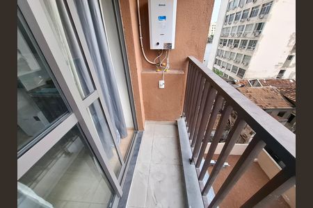 Varanda  de apartamento para alugar com 1 quarto, 27m² em Centro, Rio de Janeiro