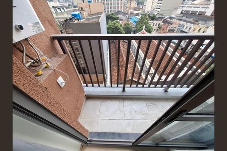Varanda  de apartamento para alugar com 1 quarto, 27m² em Centro, Rio de Janeiro