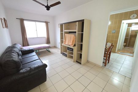 Sala de apartamento para alugar com 1 quarto, 49m² em Aviação, Praia Grande