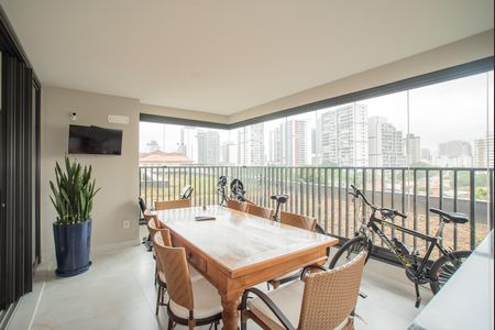 Varanda gourmet de apartamento à venda com 4 quartos, 231m² em Vila Clementino, São Paulo