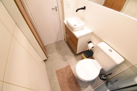 Studio para alugar com 27m², 1 quarto e sem vagaBanheiro do Studio