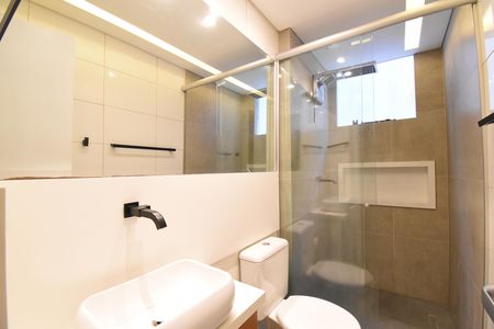 Studio para alugar com 27m², 1 quarto e sem vagaBanheiro do Studio