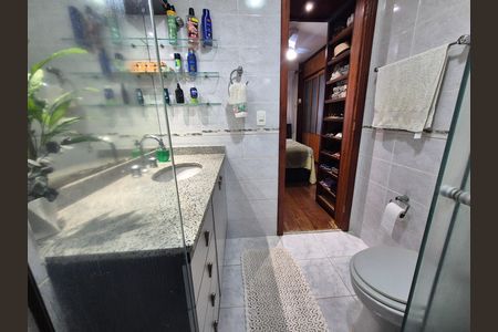 Banheiro da Suíte de apartamento à venda com 3 quartos, 83m² em Recreio dos Bandeirantes, Rio de Janeiro