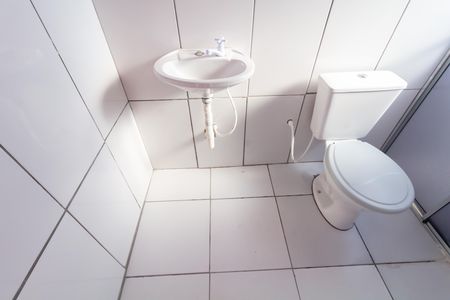 Banheiro da Suíte de casa para alugar com 1 quarto, 55m² em Lajeado, São Paulo