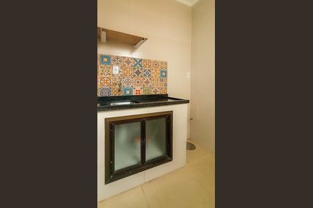 Cozinha  de kitnet/studio para alugar com 1 quarto, 37m² em Menino Deus, Porto Alegre
