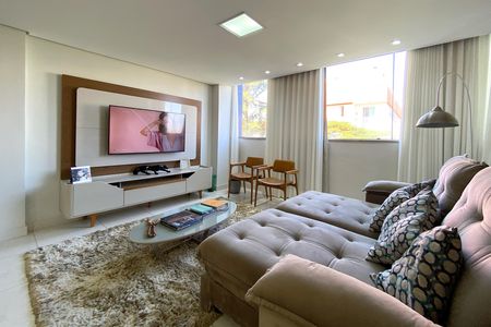 Sala de apartamento à venda com 3 quartos, 104m² em Buritis, Belo Horizonte