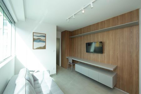 SALA de apartamento para alugar com 1 quarto, 53m² em Barro Preto, Belo Horizonte