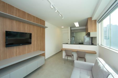 SALA de apartamento para alugar com 1 quarto, 53m² em Barro Preto, Belo Horizonte