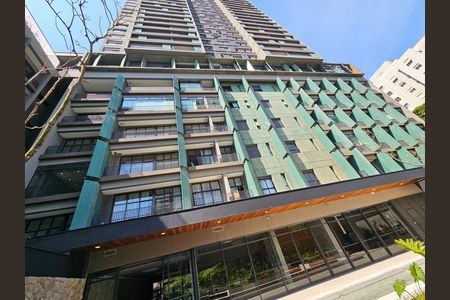 Fachada de apartamento para alugar com 1 quarto, 27m² em Santo Amaro, São Paulo