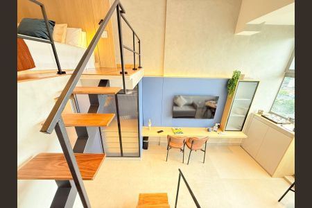 Studio à venda com 38m², 1 quarto e sem vaga Studio à venda com 38m², 1 quarto e sem vagaQuarto