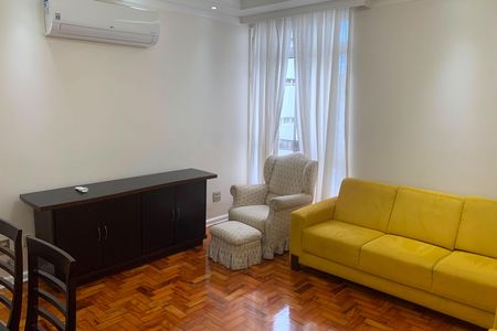 Sala de apartamento para alugar com 1 quarto, 60m² em Aparecida, Santos