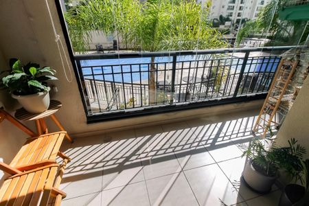 Varanda da Sala de apartamento à venda com 3 quartos, 70m² em Jardim Parque Morumbi, São Paulo