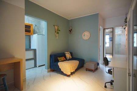 Sala de apartamento à venda com 1 quarto, 38m² em Bom Jesus, Porto Alegre