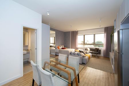 COZINHA de apartamento para alugar com 1 quarto, 38m² em Barro Preto, Belo Horizonte
