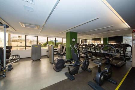 Apartamento para alugar com 38m², 1 quarto e 1 vaga Apartamento para alugar com 38m², 1 quarto e 1 vagaACADEMIA