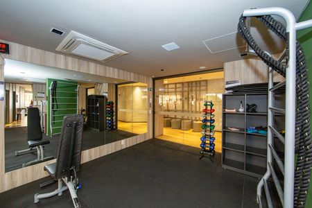 Apartamento para alugar com 38m², 1 quarto e 1 vaga Apartamento para alugar com 38m², 1 quarto e 1 vagaACADEMIA