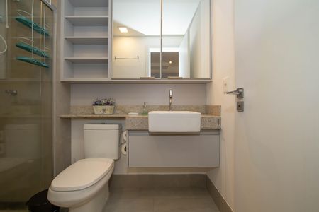 BANHEIRO de apartamento para alugar com 1 quarto, 38m² em Barro Preto, Belo Horizonte