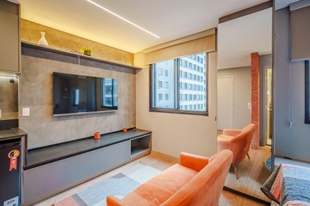 Apartamento para alugar com 24m², 1 quarto e sem vagaSala/Quarto