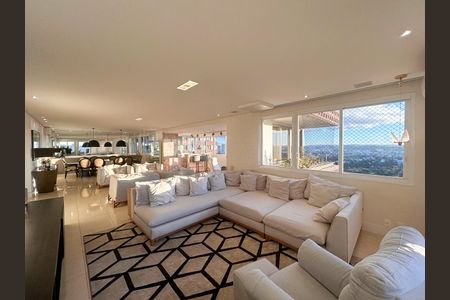 Sala de estar de apartamento à venda com 4 quartos, 411m² em Jardim Belgica, São Paulo
