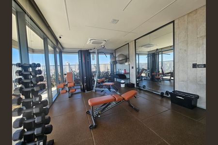Apartamento para alugar com 28m², 1 quarto e sem vaga Apartamento para alugar com 28m², 1 quarto e sem vagaAcademia
