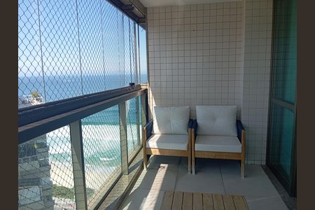 Varanda de apartamento para alugar com 4 quartos, 350m² em Barra da Tijuca, Rio de Janeiro