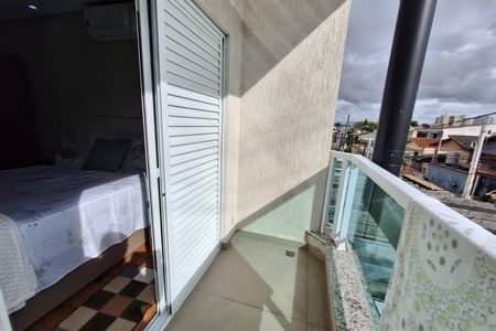 Varanda de casa à venda com 3 quartos, 156m² em Vila Scarpelli, Santo André