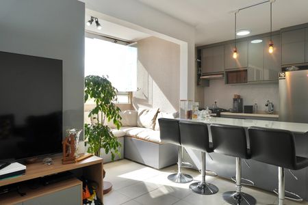 Sala  de apartamento à venda com 2 quartos, 62m² em Nova Vista, Belo Horizonte