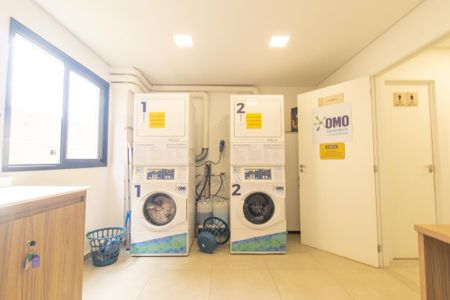 Studio para alugar com 34m², 1 quarto e 1 vaga Studio para alugar com 34m², 1 quarto e 1 vagaLavanderia