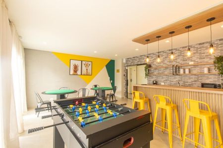 Studio para alugar com 34m², 1 quarto e 1 vaga Studio para alugar com 34m², 1 quarto e 1 vagaSala de Jogos