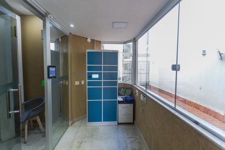 Apartamento à venda com 34m², 1 quarto e 1 vaga Apartamento à venda com 34m², 1 quarto e 1 vagaLocker no Hall de entrada