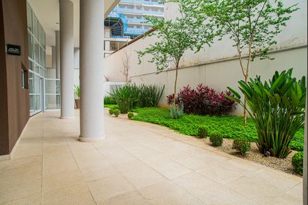 Studio para alugar com 28m², 1 quarto e sem vaga Studio para alugar com 28m², 1 quarto e sem vagaÁrea comum - Entrada do Condomínio