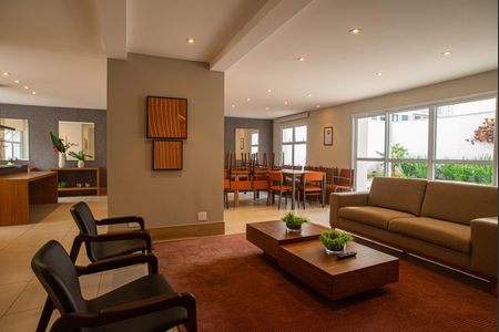 Studio para alugar com 28m², 1 quarto e sem vaga Studio para alugar com 28m², 1 quarto e sem vagaÁrea comum - Salão de festas