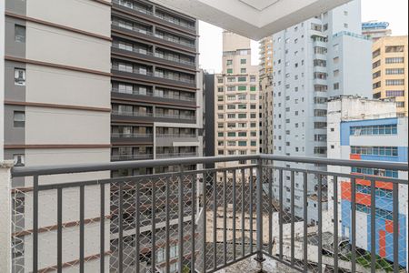Varanda do Quarto de kitnet/studio para alugar com 1 quarto, 28m² em Bela Vista, São Paulo