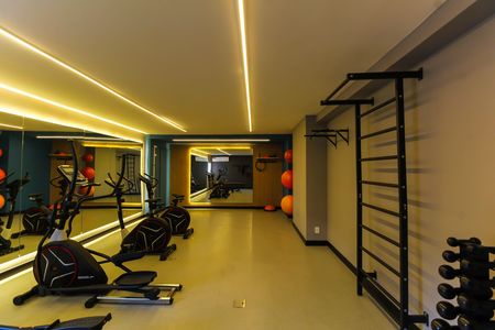 Studio para alugar com 26m², 1 quarto e sem vaga Studio para alugar com 26m², 1 quarto e sem vagaÁrea comum - Academia