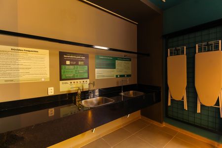 Studio para alugar com 26m², 1 quarto e sem vaga Studio para alugar com 26m², 1 quarto e sem vagaLavanderia