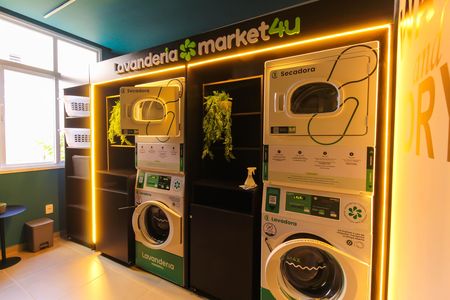 Studio para alugar com 26m², 1 quarto e sem vaga Studio para alugar com 26m², 1 quarto e sem vagaLavanderia