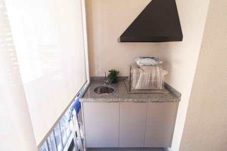 Churrasqueira da varanda de apartamento à venda com 3 quartos, 69m² em Nova Klabin, São Paulo