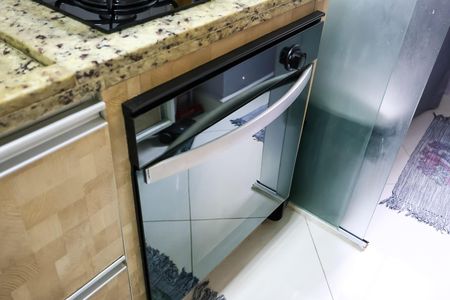 cozinha de apartamento à venda com 2 quartos, 68m² em Jardim Henriqueta, Taboão da Serra