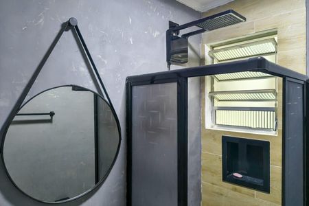 Studio para alugar com 45m², 0 quarto e 1 vaga Studio para alugar com 45m², 0 quarto e 1 vagaBanheiro