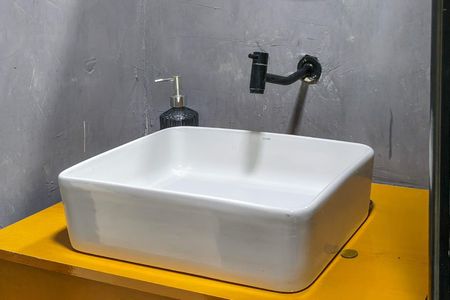 Studio para alugar com 45m², 0 quarto e 1 vaga Studio para alugar com 45m², 0 quarto e 1 vagaBanheiro
