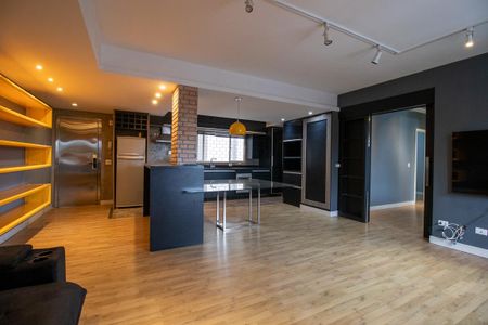 Sala/Cozinha de apartamento à venda com 2 quartos, 110m² em Novo Mundo, Curitiba