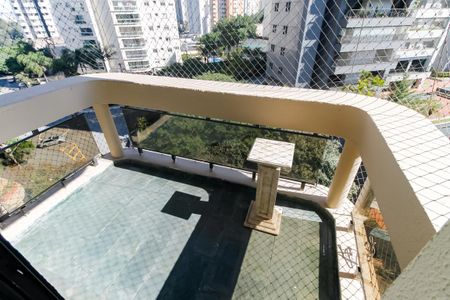 Varanda da Sala de apartamento para alugar com 3 quartos, 110m² em Vila Andrade, São Paulo