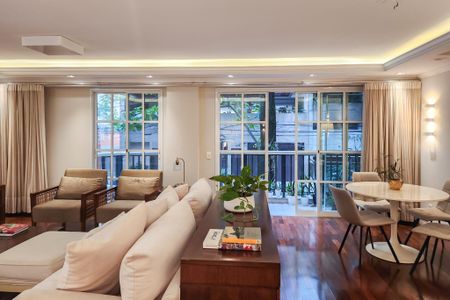 Sala de apartamento à venda com 4 quartos, 180m² em Humaitá, Rio de Janeiro