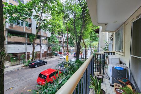 Sacada de apartamento à venda com 4 quartos, 180m² em Humaitá, Rio de Janeiro